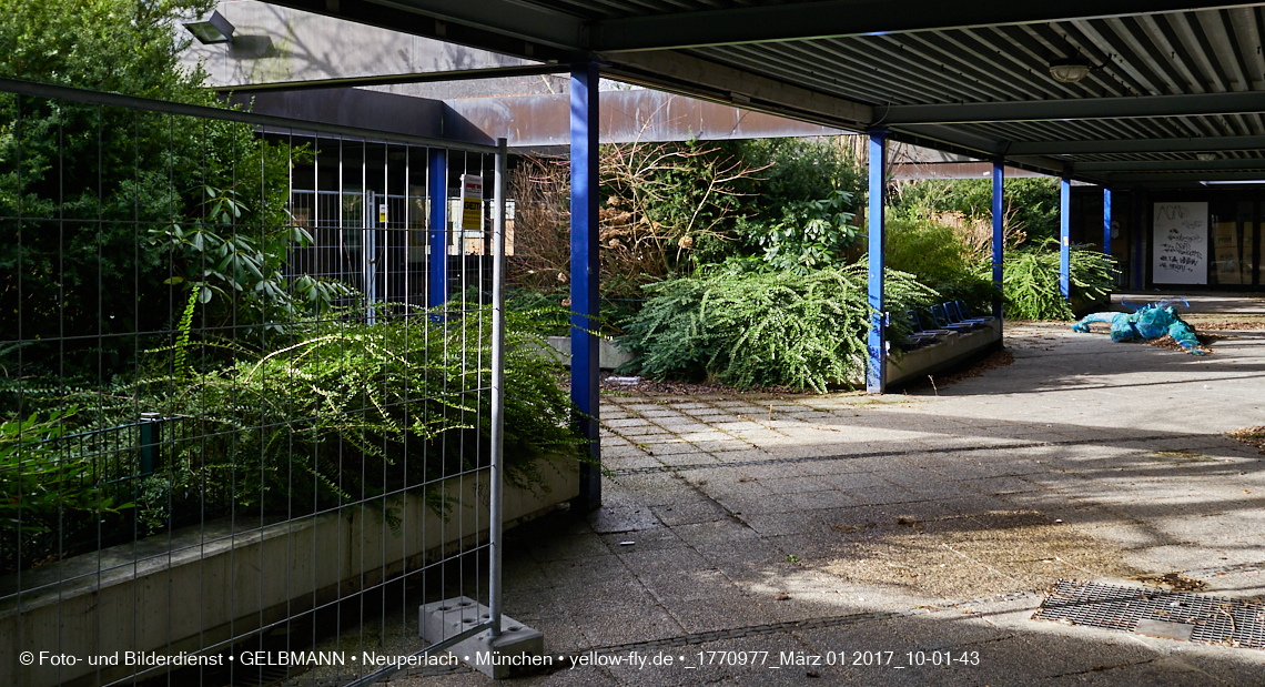 01.03.2017 - die Abrissbaustelle Quiddezentrum in Neuperlach